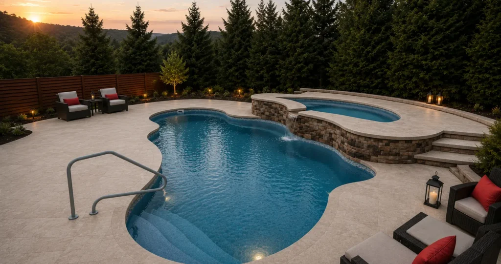 Beautiful Fiberglass Pools. Faster Installation.
